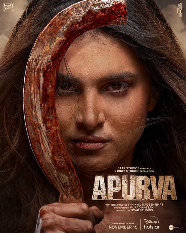 Tara Sutaria starrer Apurva to directly release on Disney+ Hotstar on November 15; see the first intriguing posters : Bollywood News – Bollywood Hungama