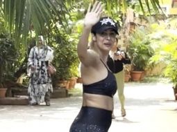 The Queen of fitness is here! Malaika Arora at the gym