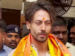 Tiger Shroff seeks blessing from Ganpati Bappa at Siddhivinayak