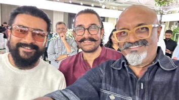 Aamir Khan and Suriya pose for a selfie together; Ghajini stars come together for Kamal Haasan on his birthday