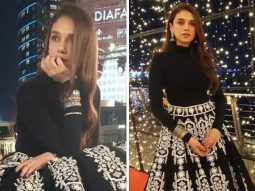 Aditi Rao Hydari redefines the classic black and white combination in a stunning lehenga by Manish Malhotra at Diafa Festival