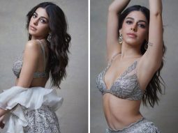 Alaya F shines bright like a diamond in silver lehenga at Ramesh Taurani’s Diwali party
