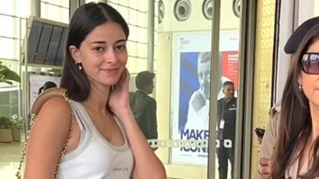 Ananya Panday gets clicked at the airport by paps