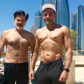 Anil Kapoor and Bobby Deol go shirtless in behind-the-scenes photo: “Animal Ka Baap and Animal Ka Enemy posing”