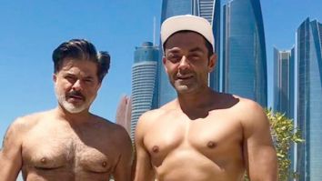 Anil Kapoor and Bobby Deol go shirtless in behind-the-scenes photo: “Animal Ka Baap and Animal Ka Enemy posing”