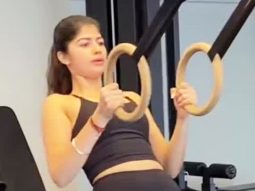 Anjini Dhawan inspires us through her hardcore workout in the gym