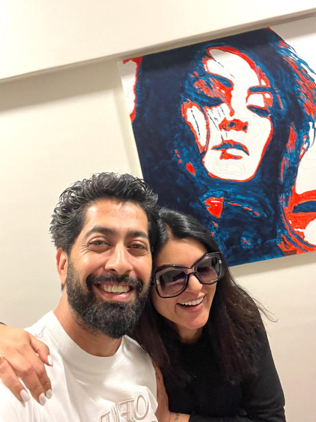 Ankur Bhatia paints a special portrait for Aarya co-star Sushmita Sen, see pics : Bollywood News You Moviez