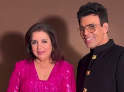 Blockbuster entertainment in one frame, Farah Khan & Karan Johar!