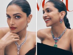 Deepika Padukone shines on the Vogue cover in a stunning Louis Vuitton ensemble paired with exquisite Cartier jewelry
