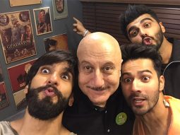 Flashback Friday: Anupam Kher shares a unique ‘throwback’ photo with Ranveer Singh, Arjun Kapoor, and Varun Dhawan; says, “It reminds me of Padosan”
