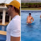Hrithik Roshan plays referee in swimming contest between Zayed Khan and son; watch video