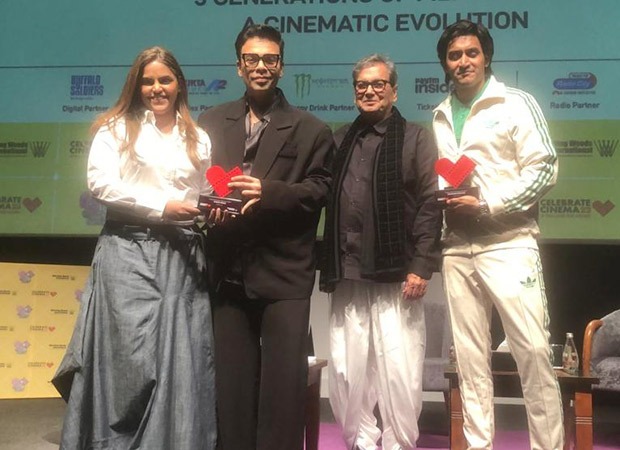 Karan Johar pays homage to Subhash Ghai at Whistling Woods; filmmaker said, “I stand up and respond to his calls”