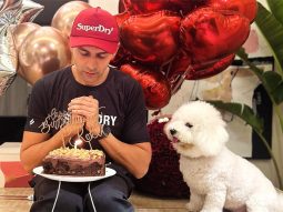 Kartik Aaryan shares glimpse of low-key birthday bash with furry companion Katori; see pic