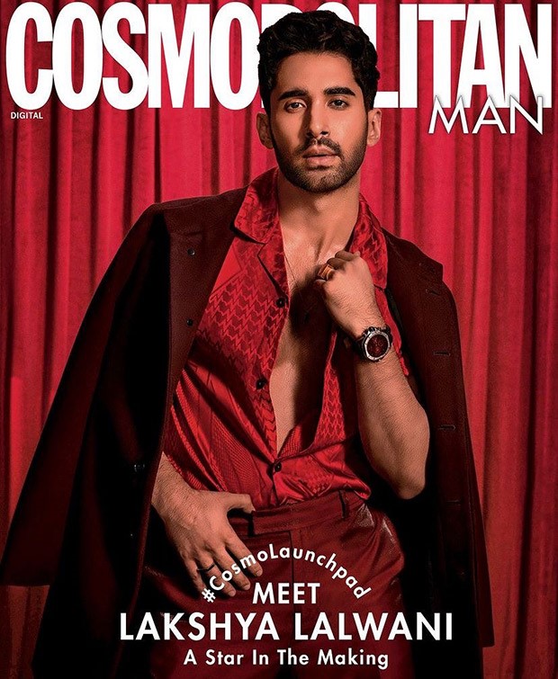 Lakshya Lalwani is a vision of elegance and style, gracing the Cosmopolitan cover in red pantsuit