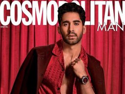 Lakshya Lalwani is a vision of elegance and style, gracing the Cosmopolitan cover in red pantsuit