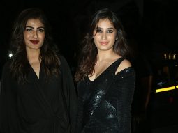 Mother Daughter duo, Raveena Tandon & Rasha Thadani twin in black at Kartik Aaryan’s birthday