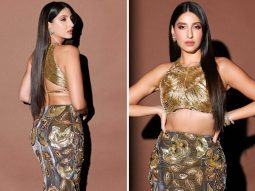 Nora Fatehi showcase her glam girl energy in mermaid skirt set by Manish Malhotra