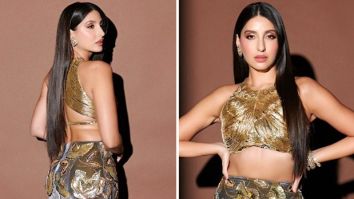 Nora Fatehi showcase her glam girl energy in mermaid skirt set by Manish Malhotra