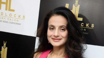 Photos: Ameesha Patel snapped at the inauguration of Headlocks Luxury Salon in Gurugram