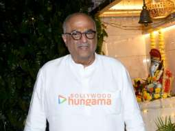 Photos: Boney Kapoor attends Laxmi Puja at his office
