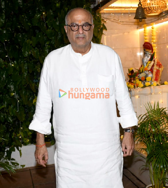 photos boney kapoor attends laxmi puja at his office 5