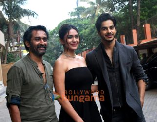 Photos: Ishaan Khatter, Mrunal Thakur and Raja Menon snapped promoting their film Pippa