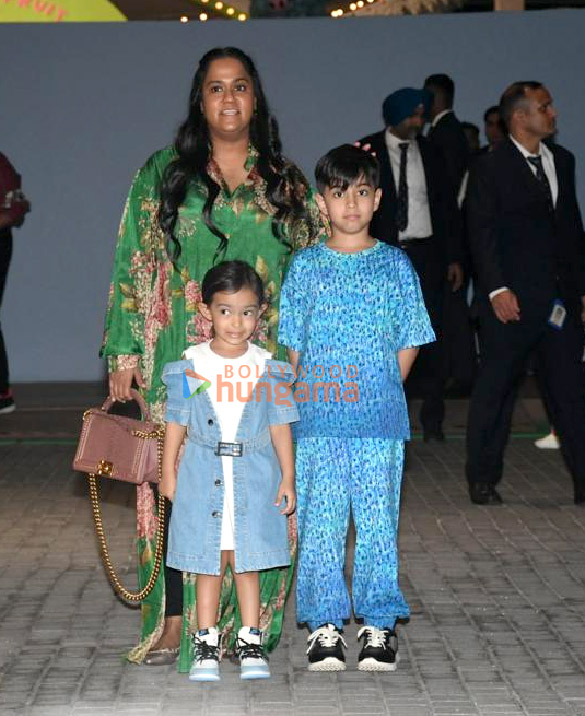 photos karan johar mukesh ambani and others snapped at isha ambanis twins aadiya and krishnas birthday party 15