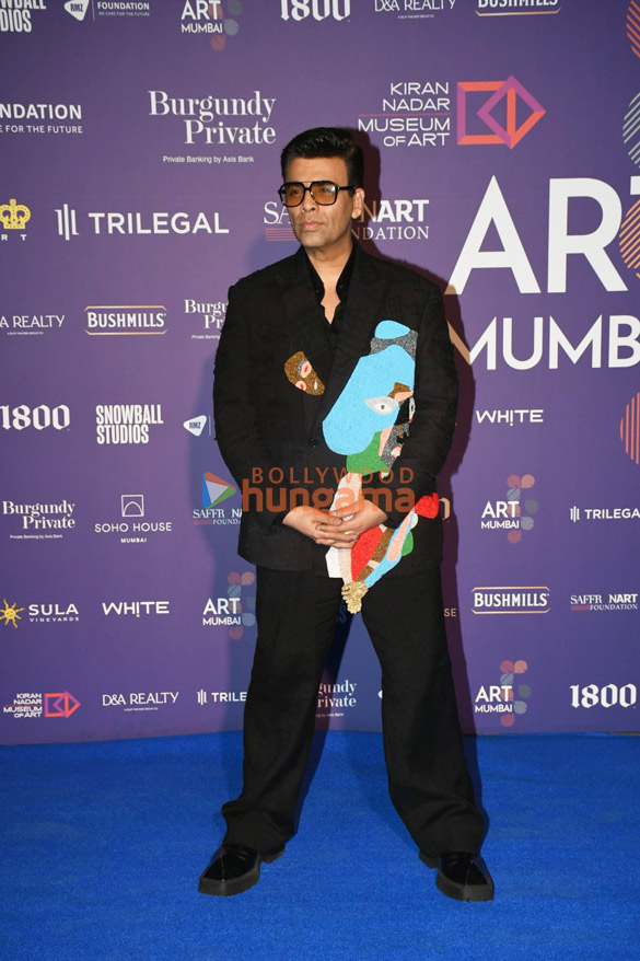 photos karan johar and dinesh vazirani of art mumbai host the opening party for art mumbai 3