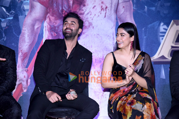 photos ranbir kapoor rashmika mandanna bobby deol and others attend the trailer launch of animal in delhi 7