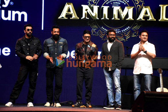 photos ranbir kapoor and bobby deol snapped at the music launch of their film animal 12