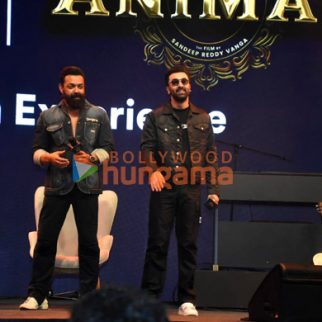 Photos: Ranbir Kapoor and Bobby Deol snapped at the music launch of their film Animal