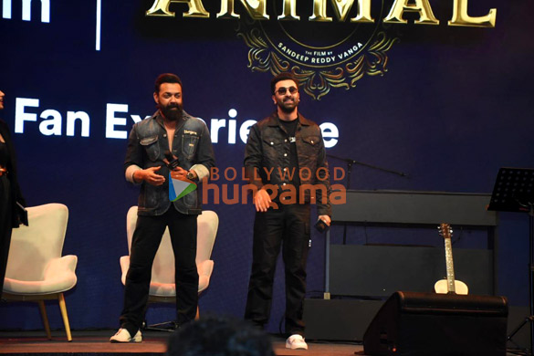 Photos: Ranbir Kapoor and Bobby Deol snapped at the music launch of their film Animal