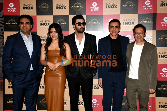 photos ranbir kapoor and rashmika mandanna snapped at the launch of inox pvr 1