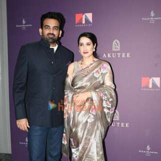 Photos: Sagarika Ghatge, Zaheer Khan and others snapped at the former's new venture Akutee