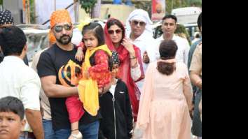 Photos: Shilpa Shetty, Raj Kundra and their kids snapped at a Gurudwara on Guru Purab