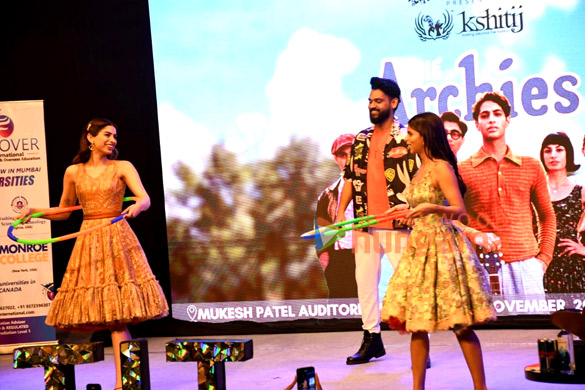 photos suhana khan khushi kapoor agastya nanda and the rest of the archies team attend kshitij college fest in mumbai 4