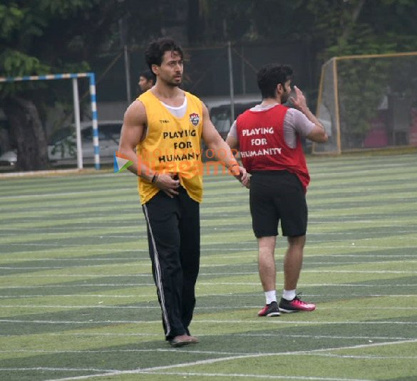 Photos: Tiger Shroff, Babil Khan and others snapped during a football match