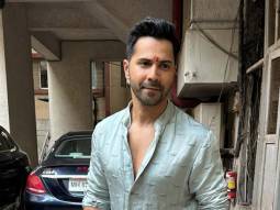 Photos: Varun Dhawan snapped at his office for Dhanteras Puja
