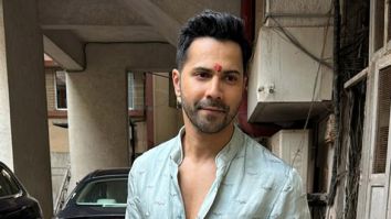 Photos: Varun Dhawan snapped at his office for Dhanteras Puja