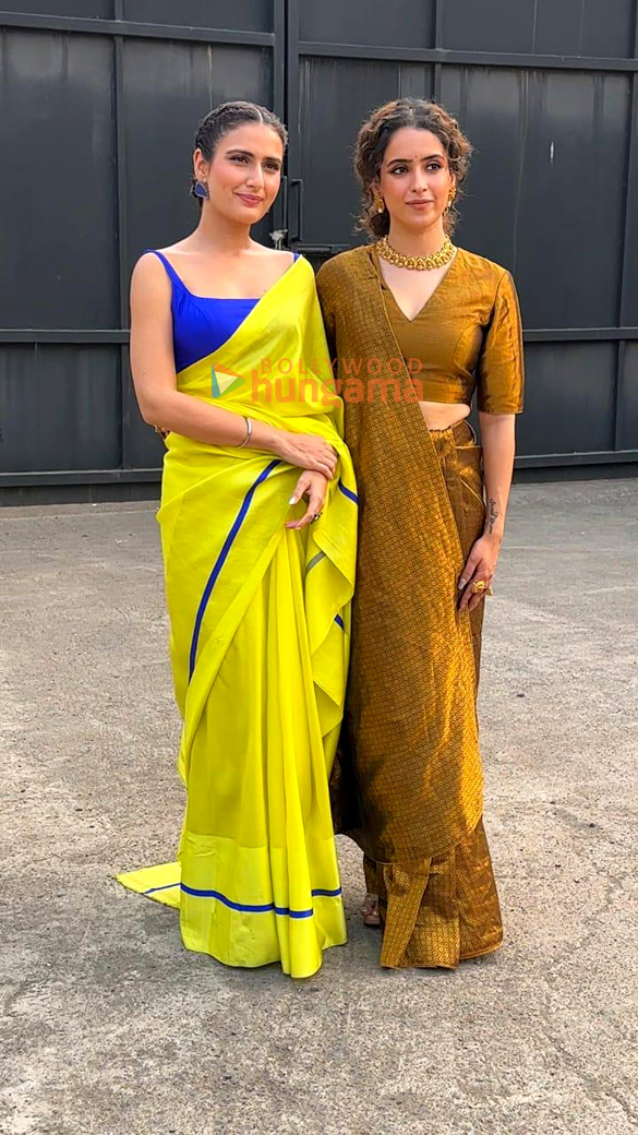 photos vicky kaushal sanya malhotra and fatima sana shaikh snapped promoting their film sam bahadur 4
