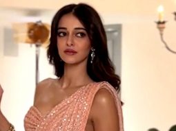 Radiating Main character vibes in this gorgeous pink saree! Ananya Panday