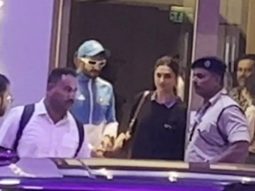 Ranveer Singh & Deepika Padukone get clicked at the airport
