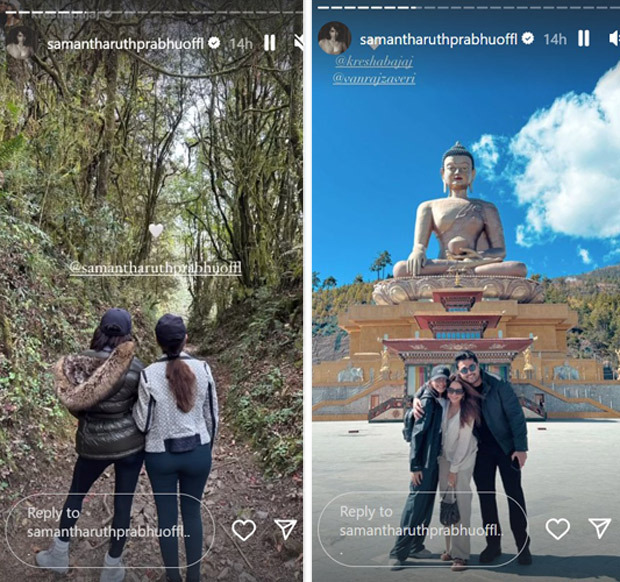 Samantha Ruth Prabhu shares pictures from her scenic trek through Bhutan’s breathtaking landscapes; see photos