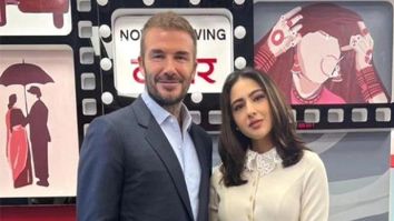 Sara Ali Khan engages in conversation with football legend David Beckham!