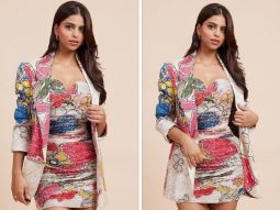 Suhana Khan proves that she is a certified stunner in a mini dress with matching blazer