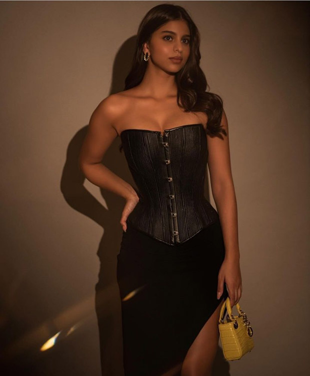 Suhana Khan’s black corset and slit skirt is something absolutely otherworldly