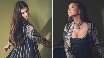 Tara Sutaria in anarkali and jacket set is festive style done right