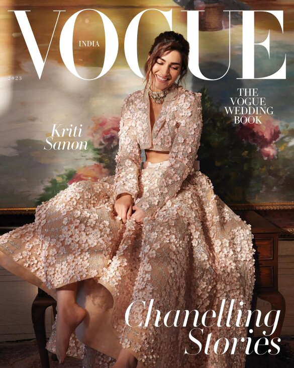 Kriti Sanon Radiates Golden Glamour on the Cover of HELLO! India's December  Issue