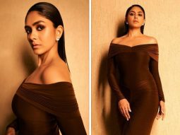 Mrunal Thakur glams up in stunning brown bodycon gown for Pippa premiere