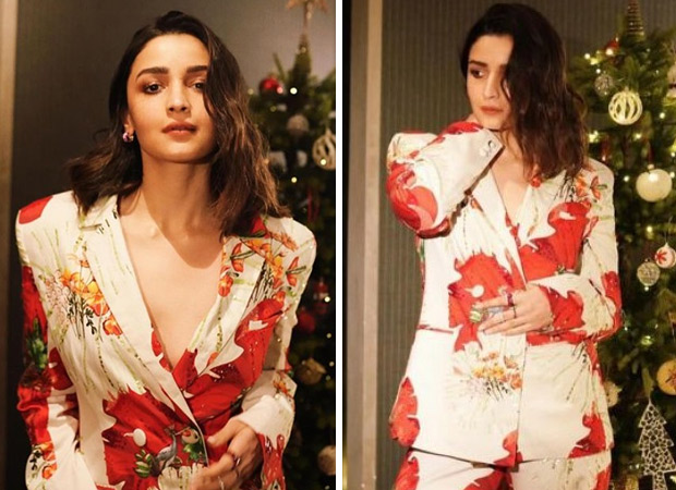 Alia Bhatt effortlessly infuses a chic touch into business fashion with her floral pantsuit : Bollywood News